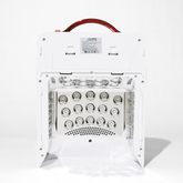 LUXE PRO LED LAMP - RED CHROME